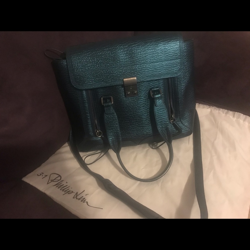 Phillip Lim Medium Pashli, Turquoise